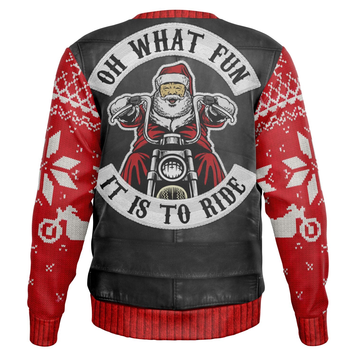 Santa clearance motorcycle sweater