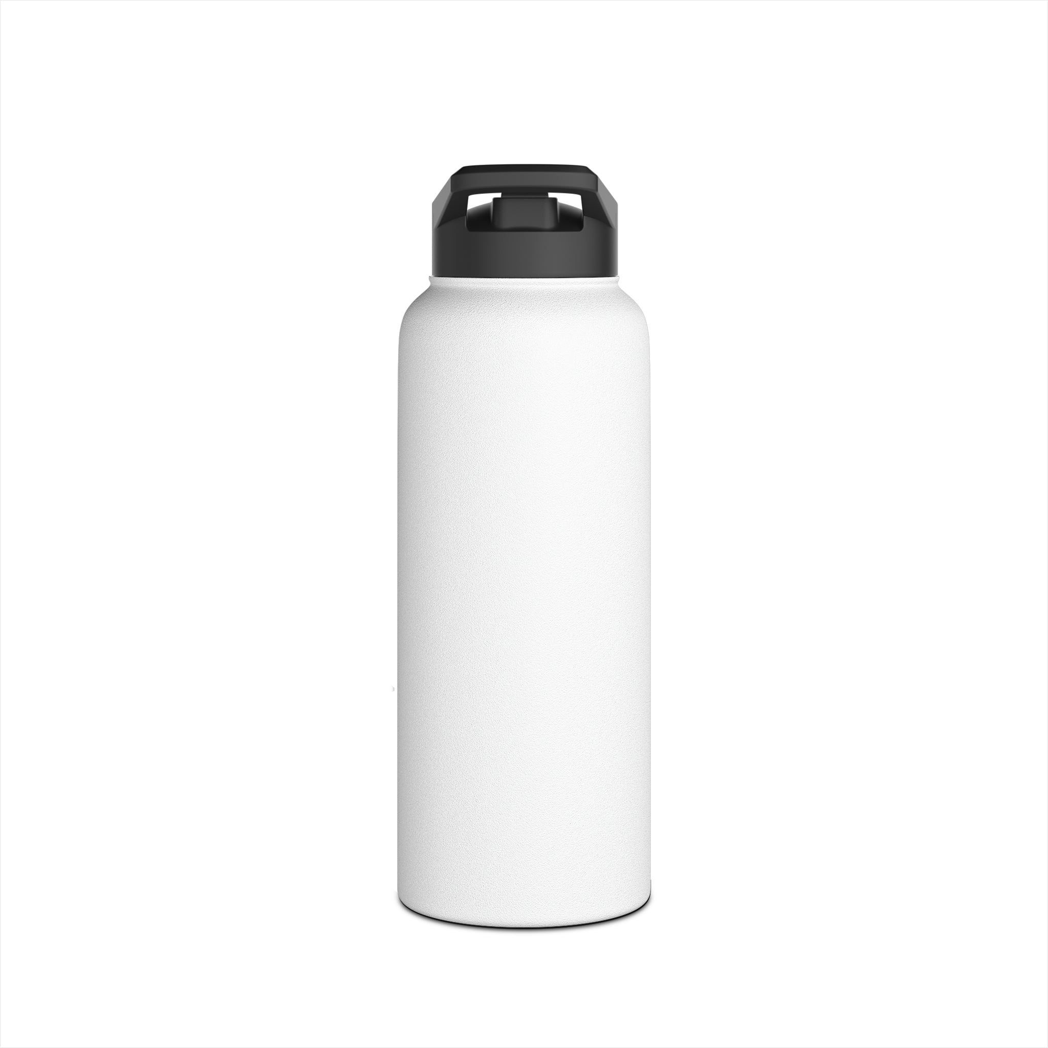 Hyperion White Stainless Steel Water Bottle, Standard Lid