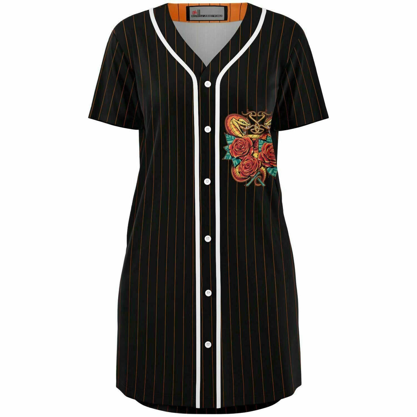 Viper Baseball Jersey Dress Orange Edition
