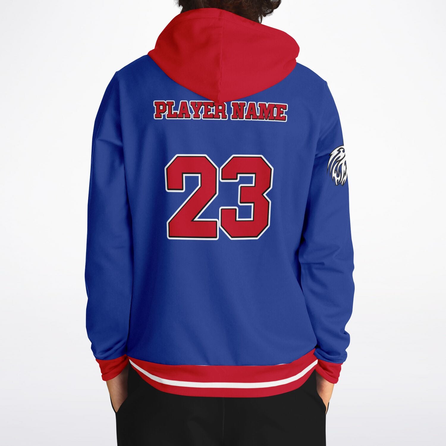 Blue Hills Beasts Jersey Replica Hoodie Blue