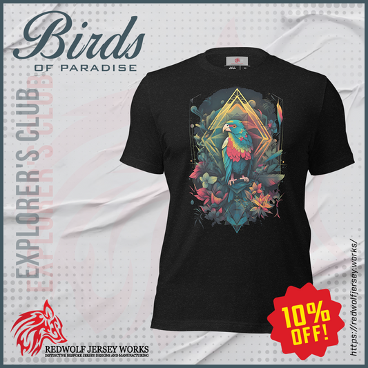Birds of Paradise 1 Unisex t-shirt