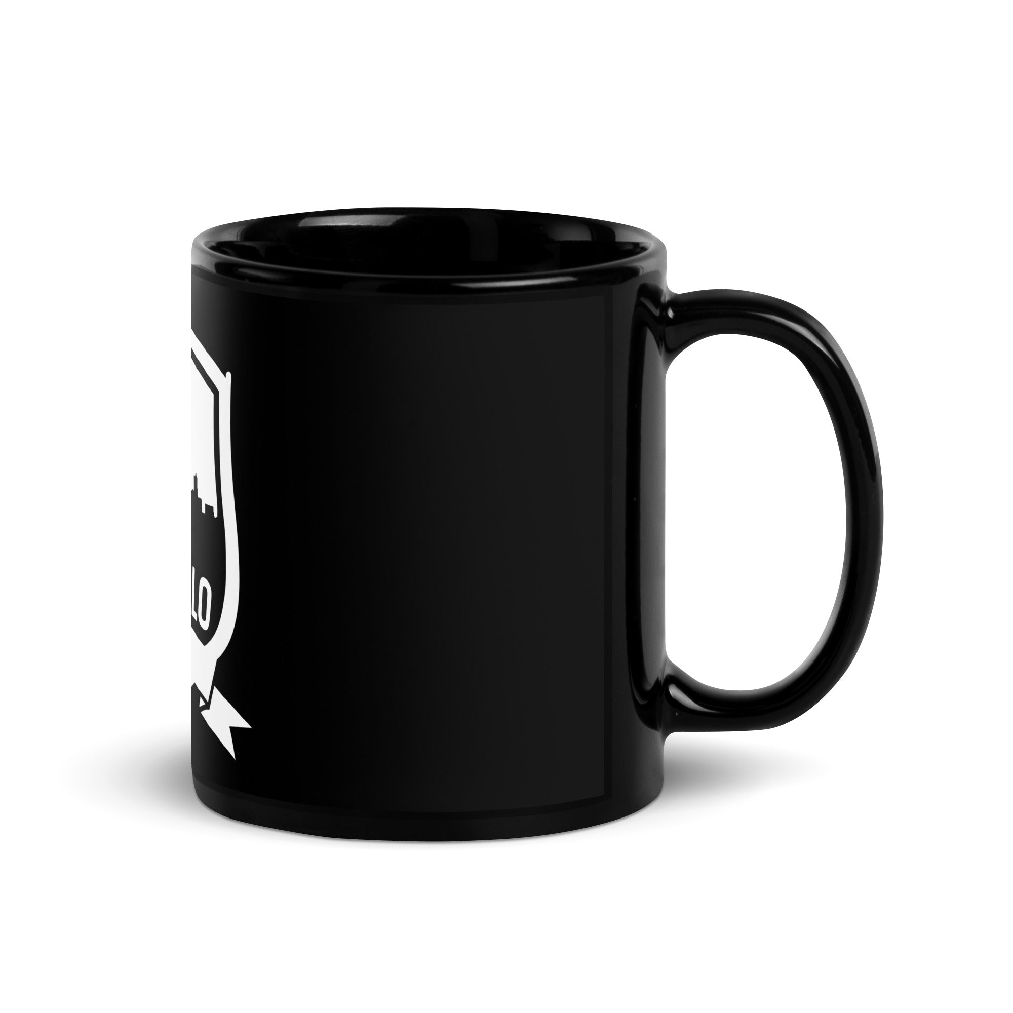 Buffalo Night Black Glossy Mug