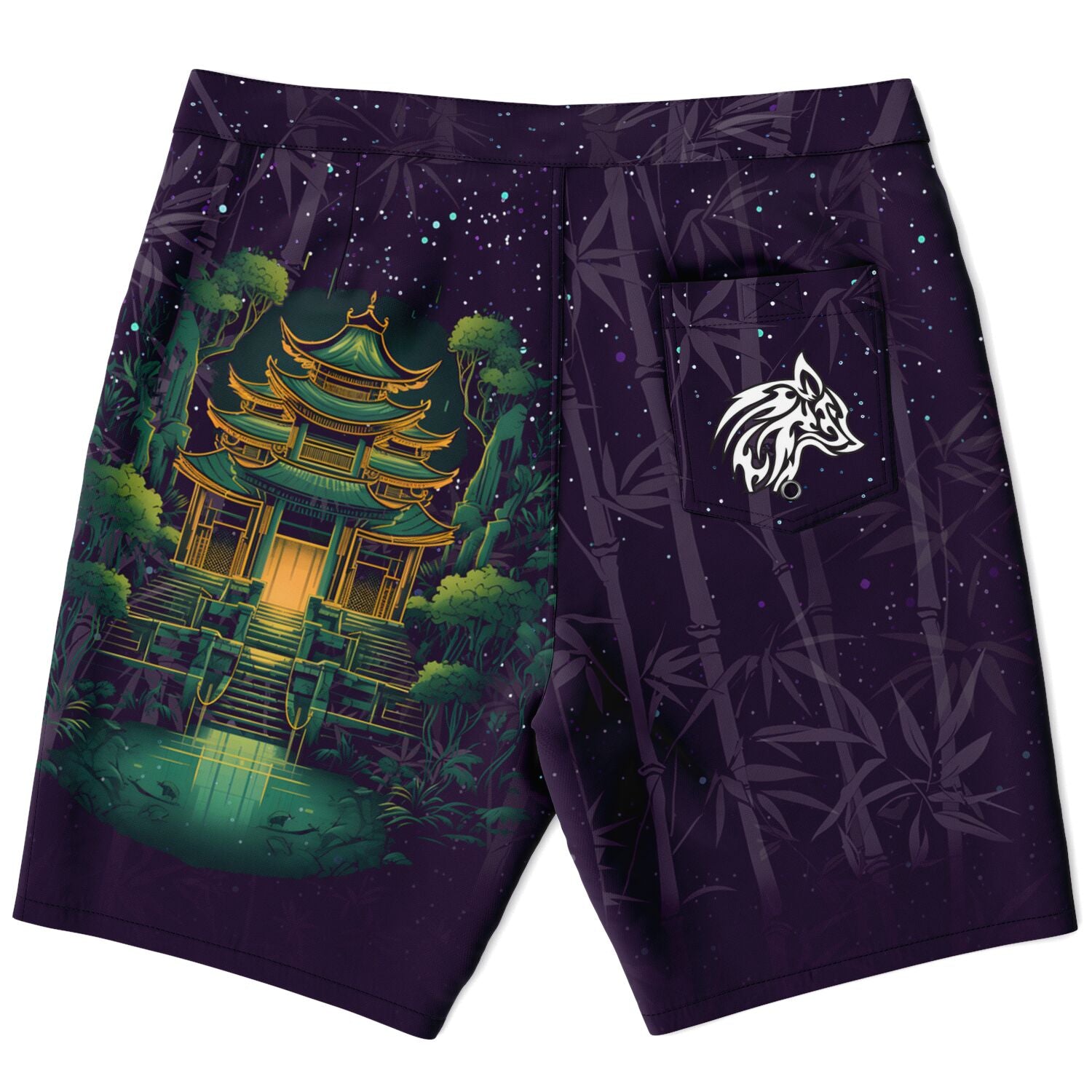 Bamboo Beats Board Shorts - Redwolf Jersey Works
