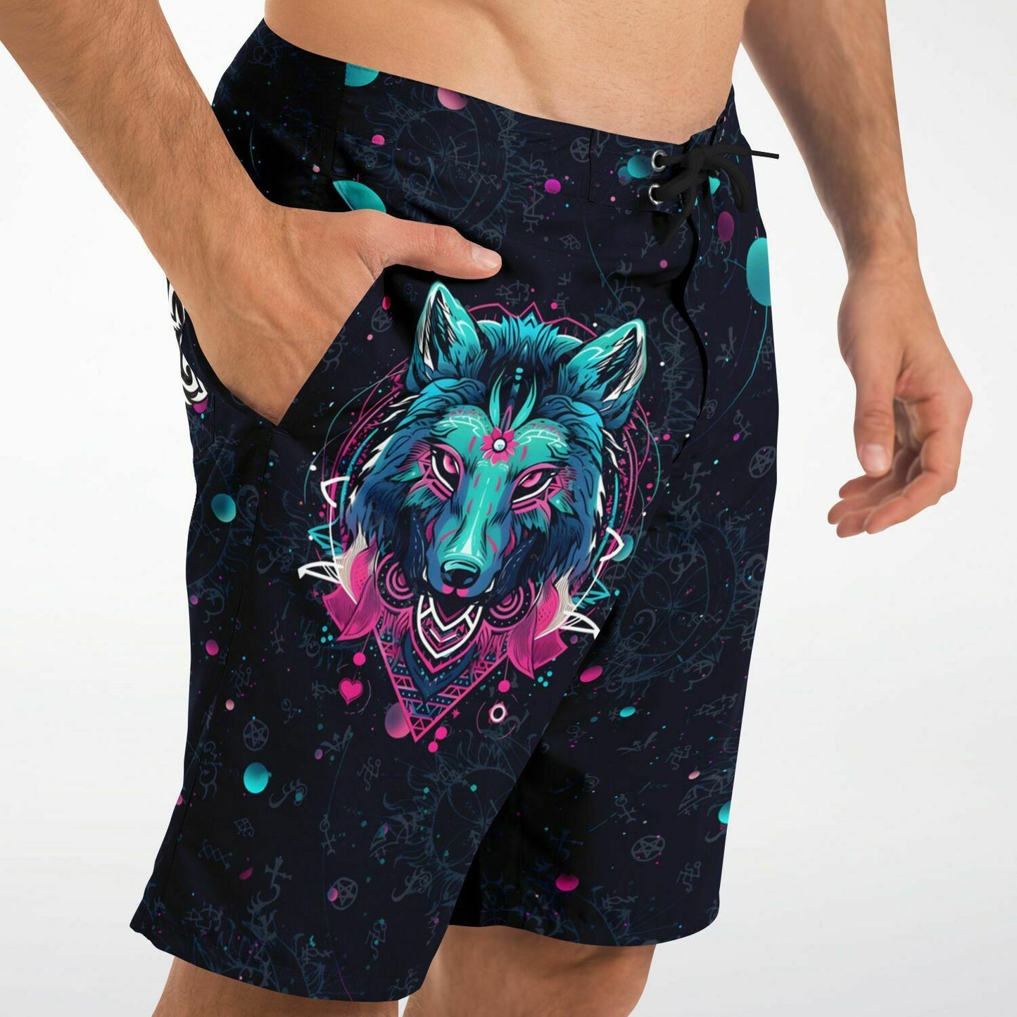 Aurora Howl Board Shorts - Redwolf Jersey Works