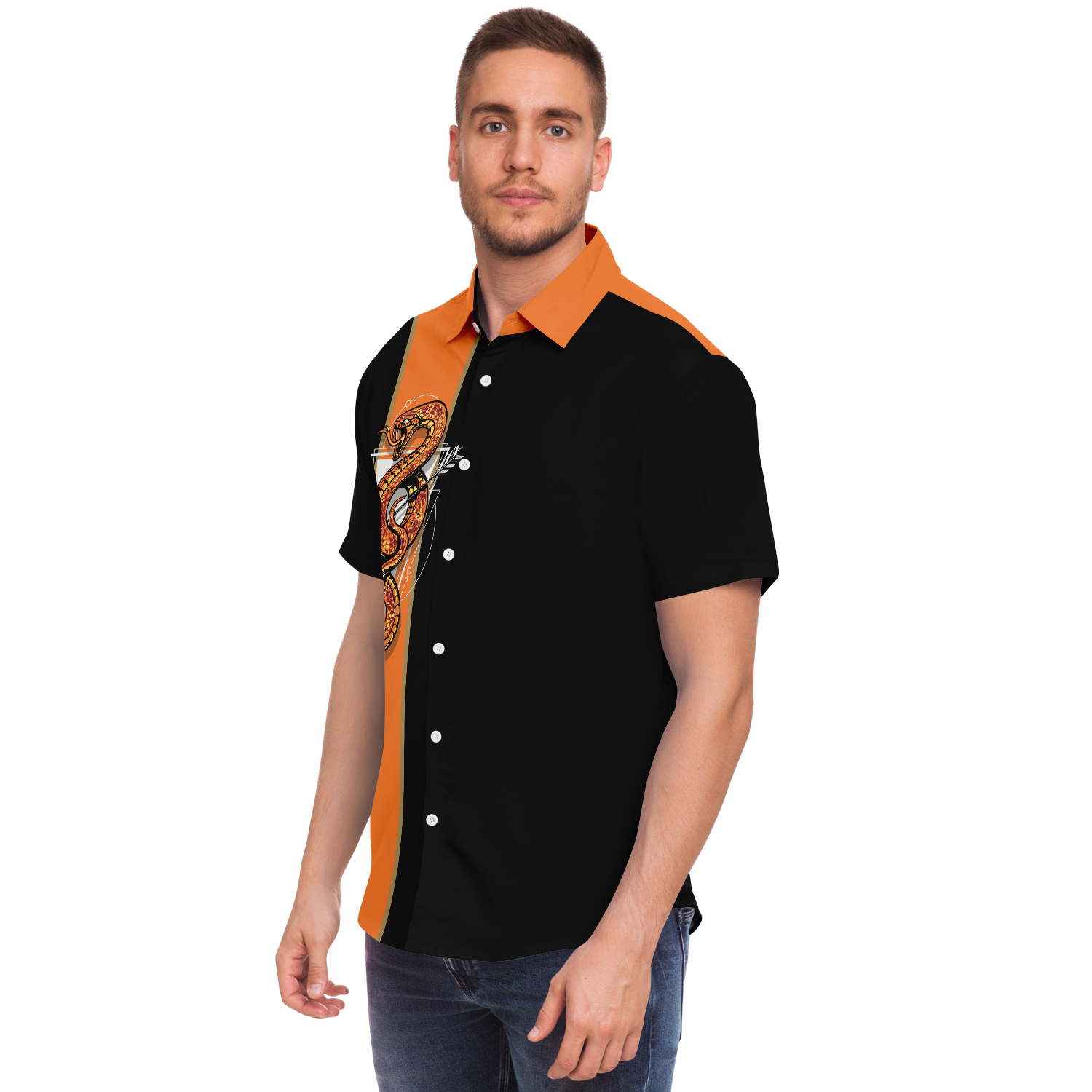Viper Retro Bowling Shirt Black Edition