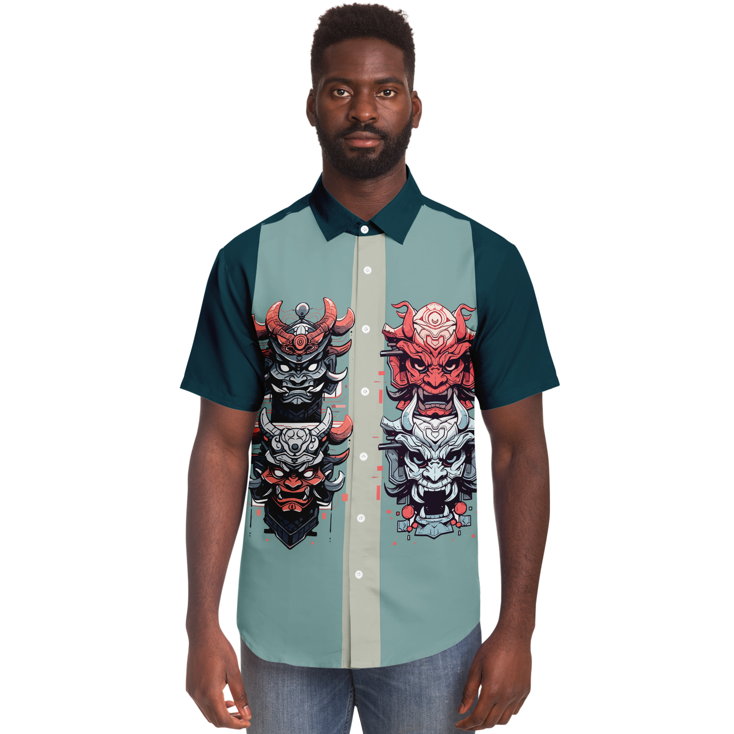 4 Tikis Retro Bowling Shirt