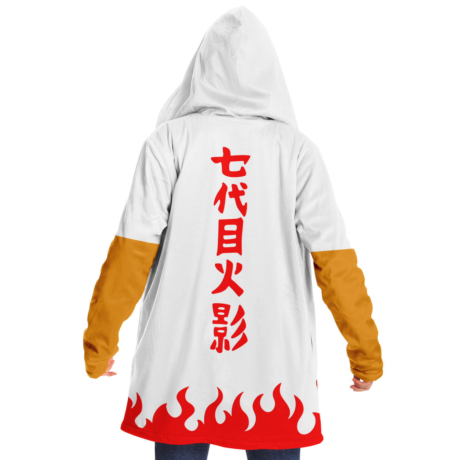 Naruto 7th Hokage Microfleece Cloak