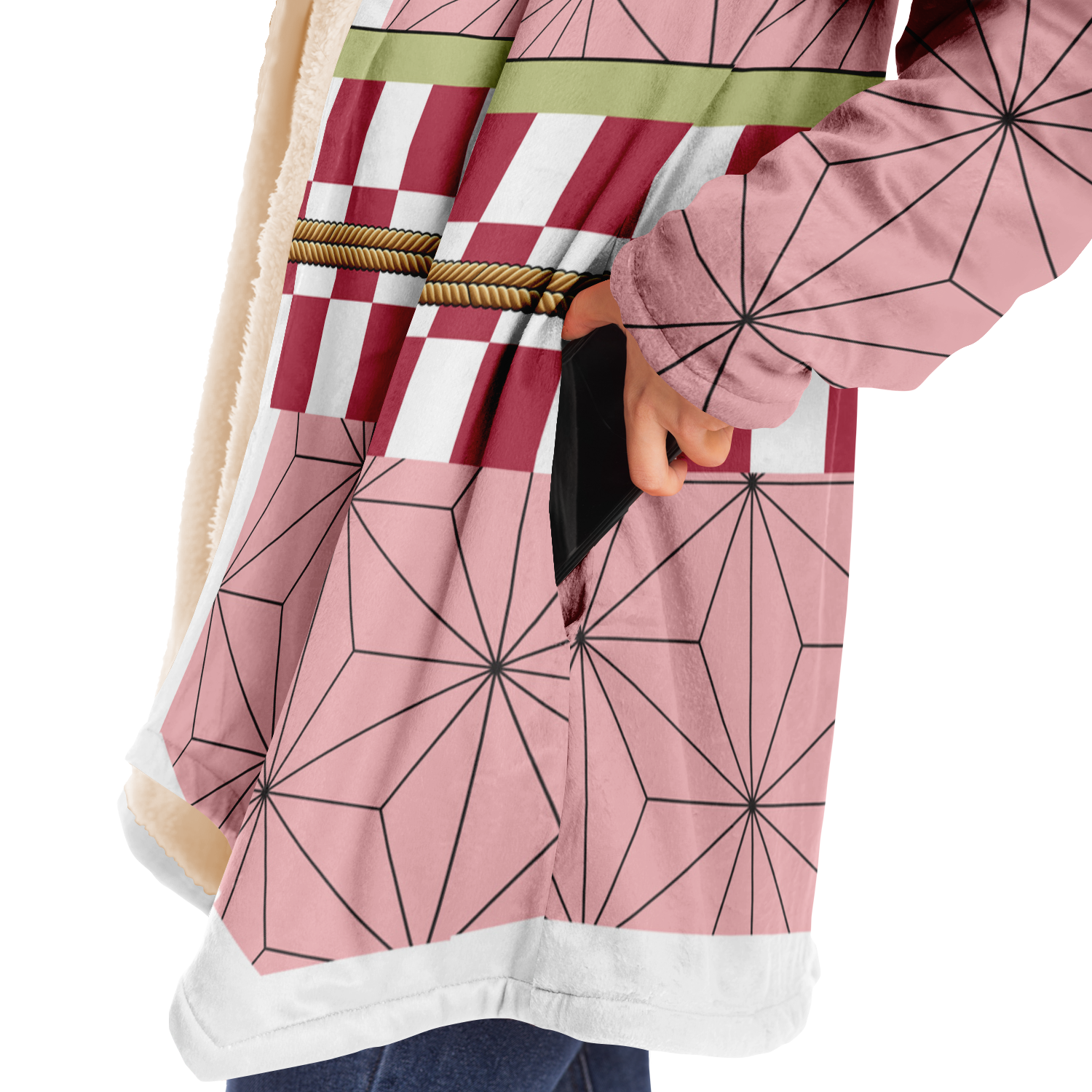 Kamado Nezuko Microfleece Cloak
