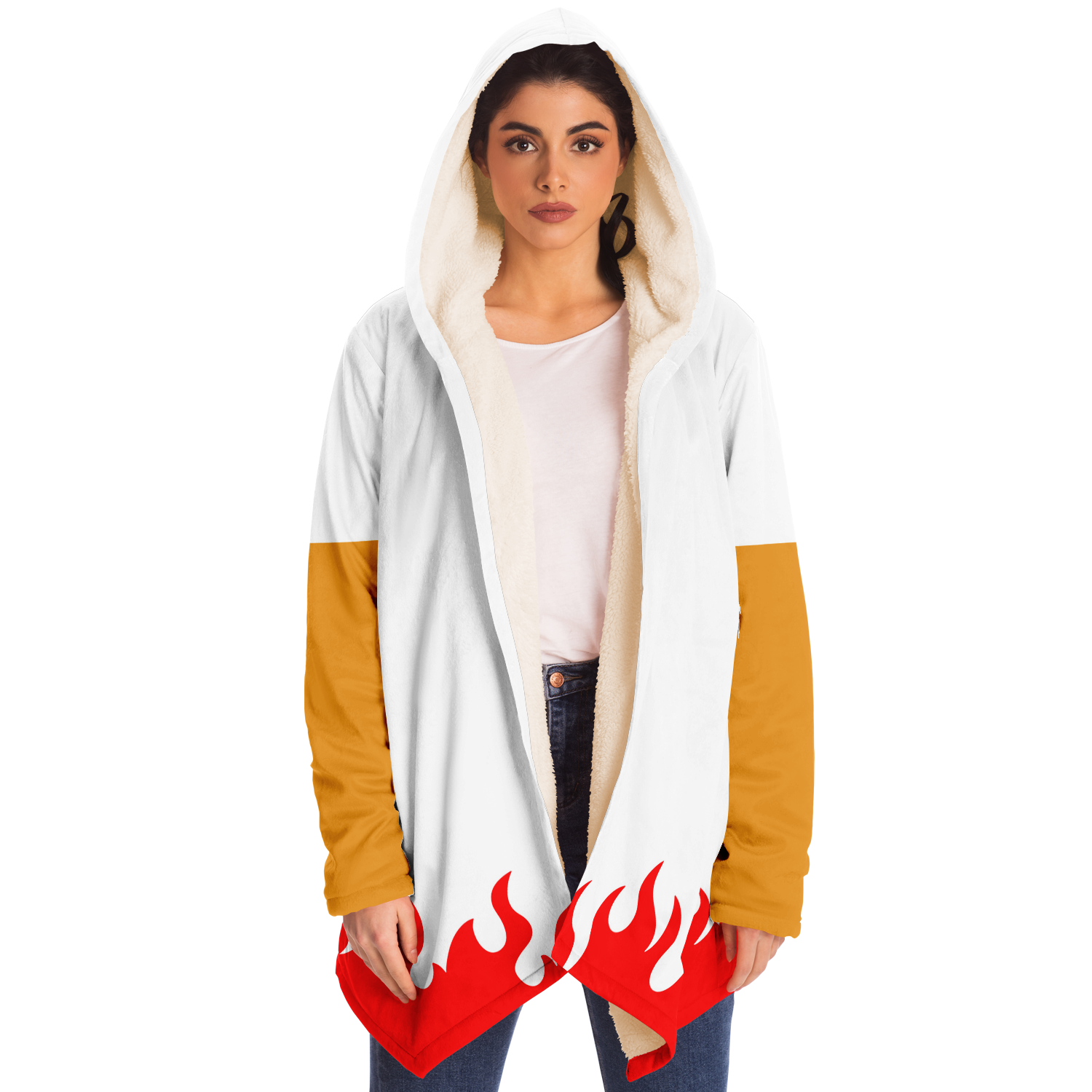 Naruto 7th Hokage Microfleece Cloak