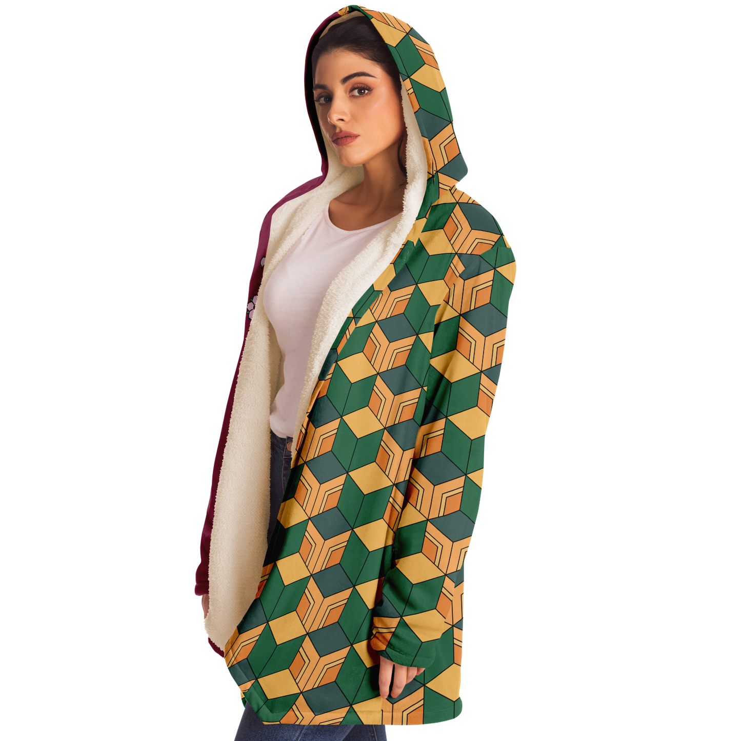 Giyu Tomioka inspired Microfleece Cloak