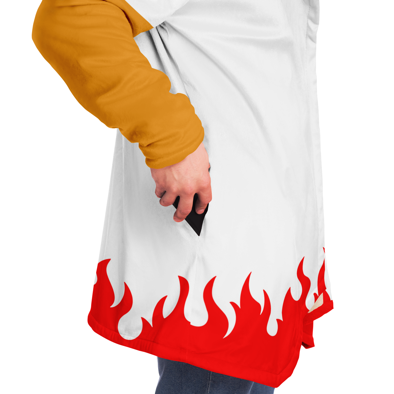 Naruto 7th Hokage Microfleece Cloak