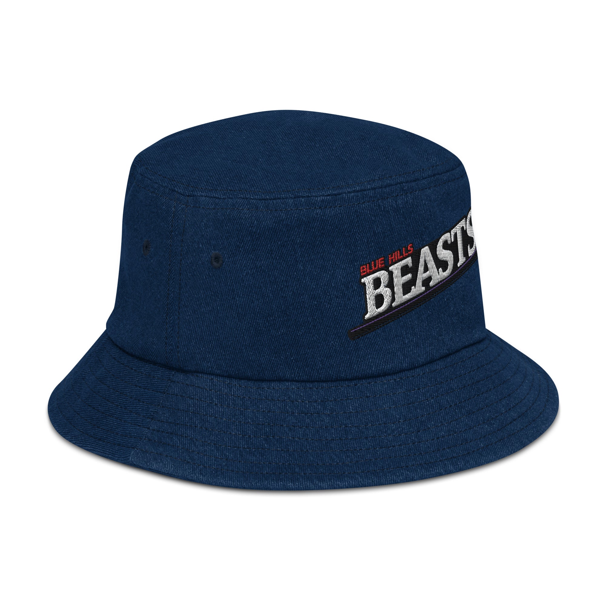 Blue Hills Beasts Denim bucket hat