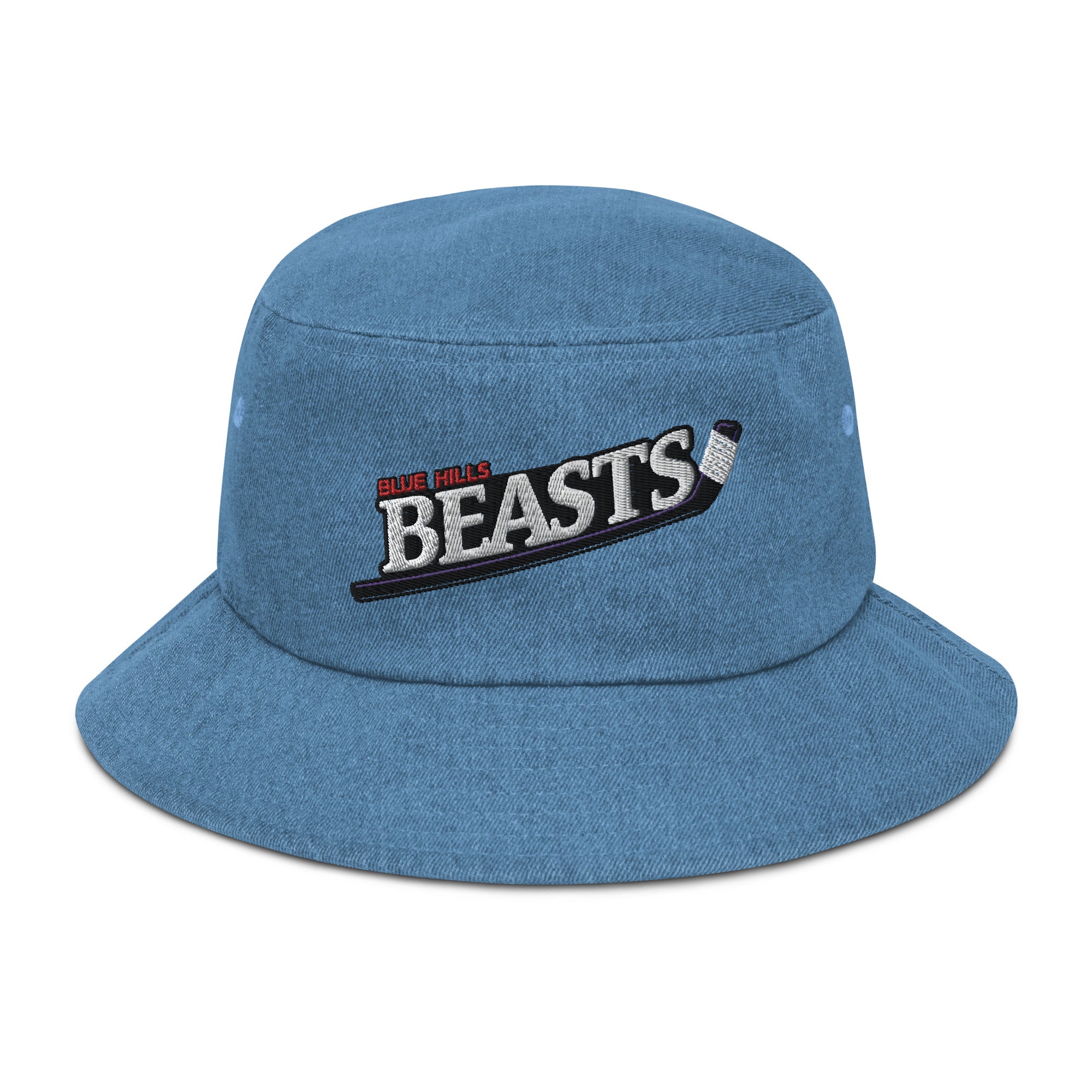 Blue Hills Beasts Denim bucket hat