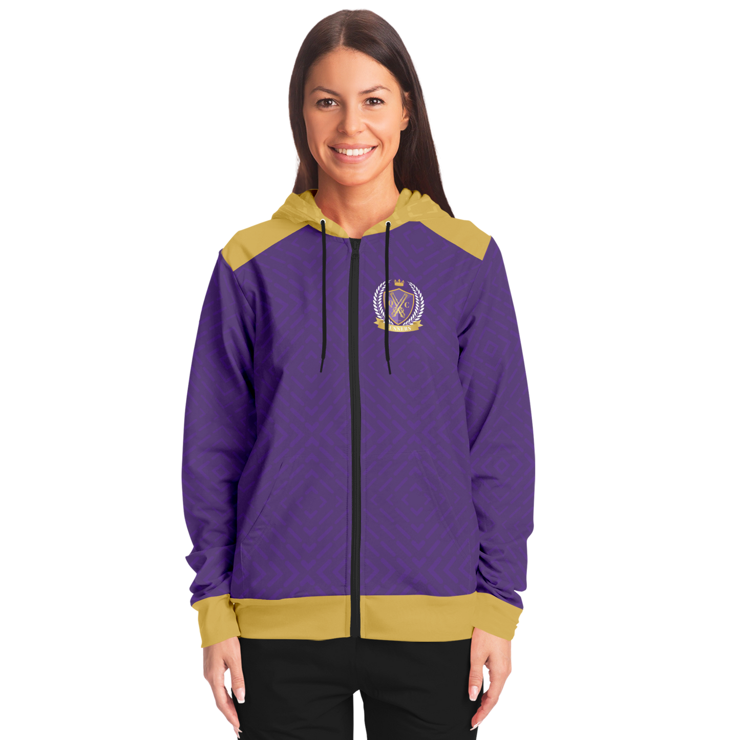 Queen City Gunners Athletic Zip-Up Hoodie