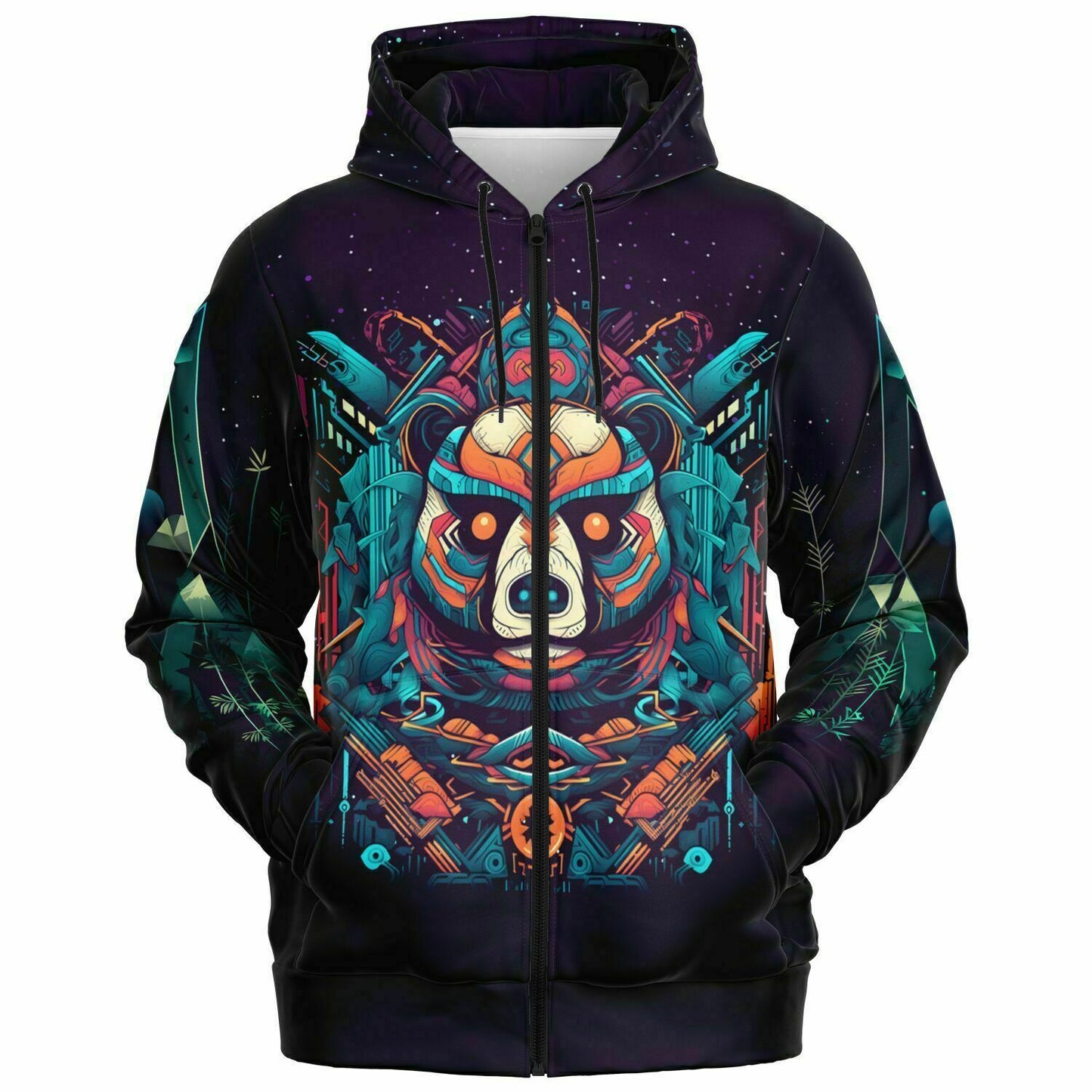 Bamboo Beats Athletic Zip-Up Hoodie - Redwolf Jersey Works