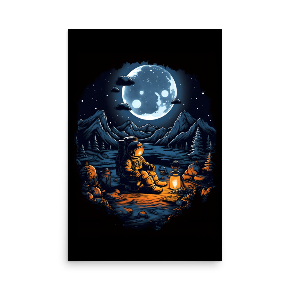 Lunar Luminary Poster