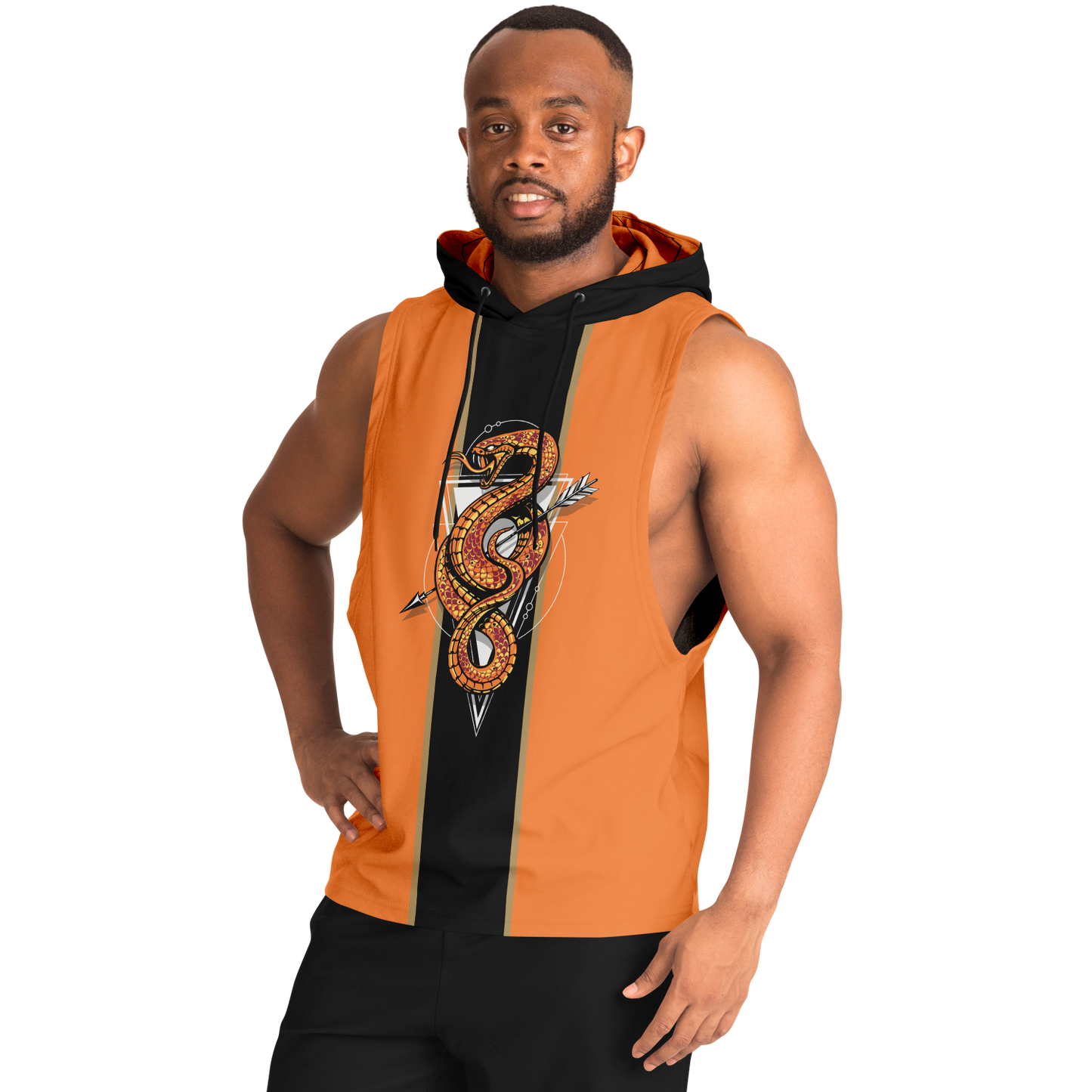 Viper Drop Armhole Hoodie Orange Edition