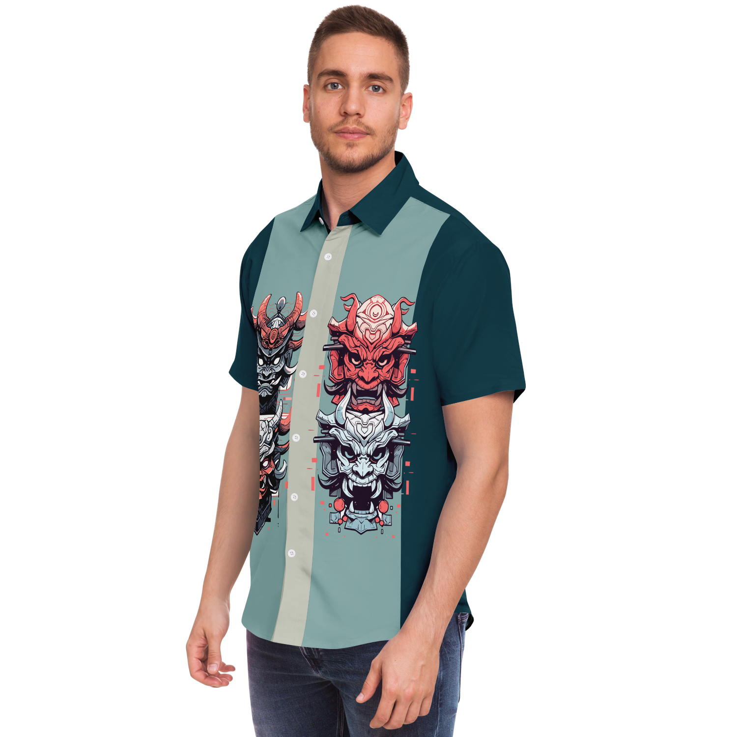 4 Tikis Retro Bowling Shirt