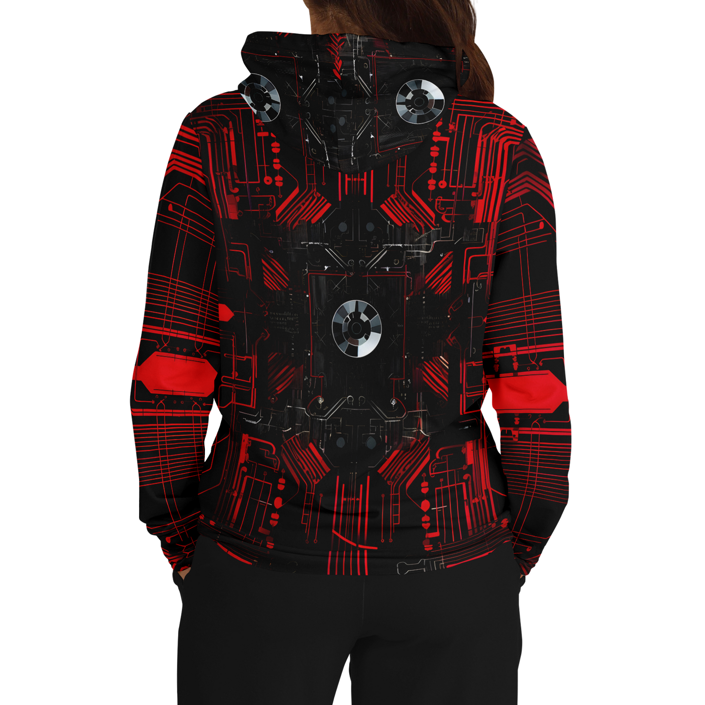 Quantum Circuit Graphic Hoodie 1