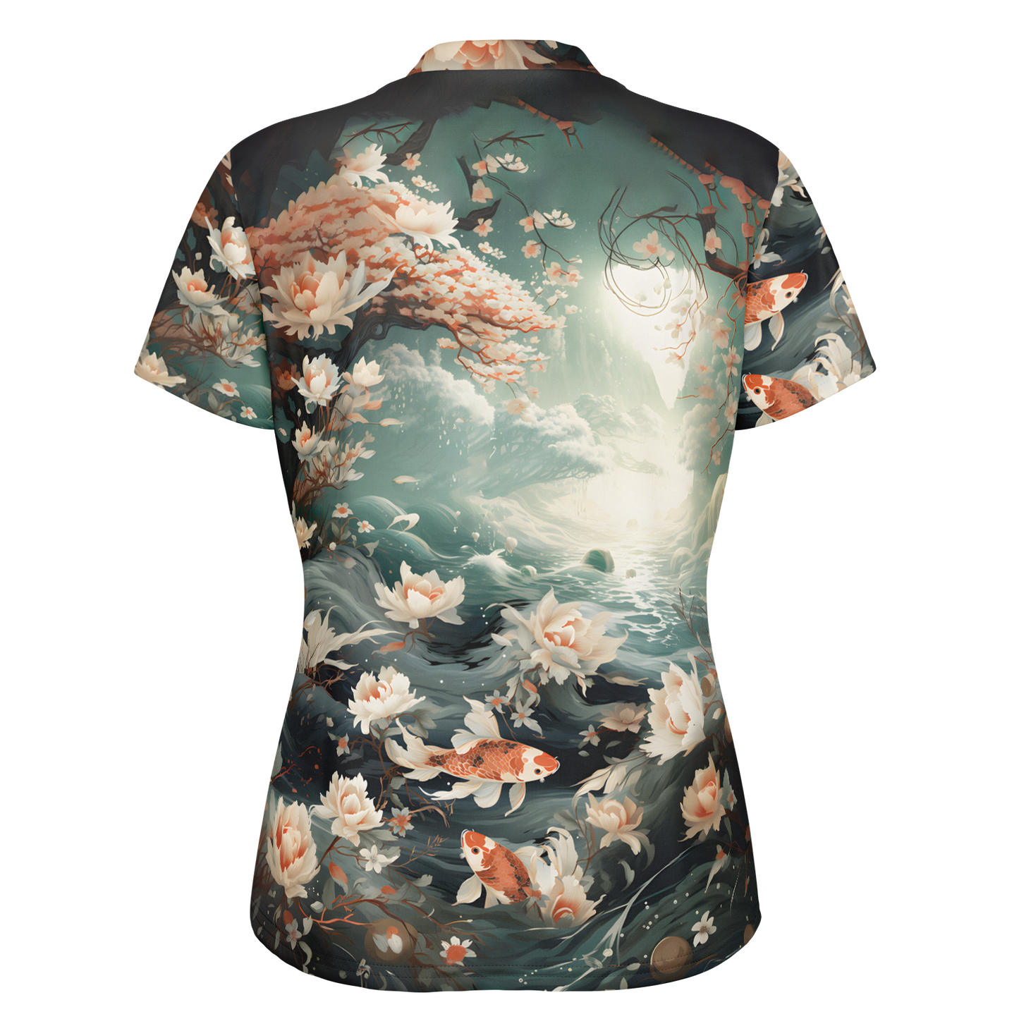 Koi Chasam Blade Collar Polo Shirt