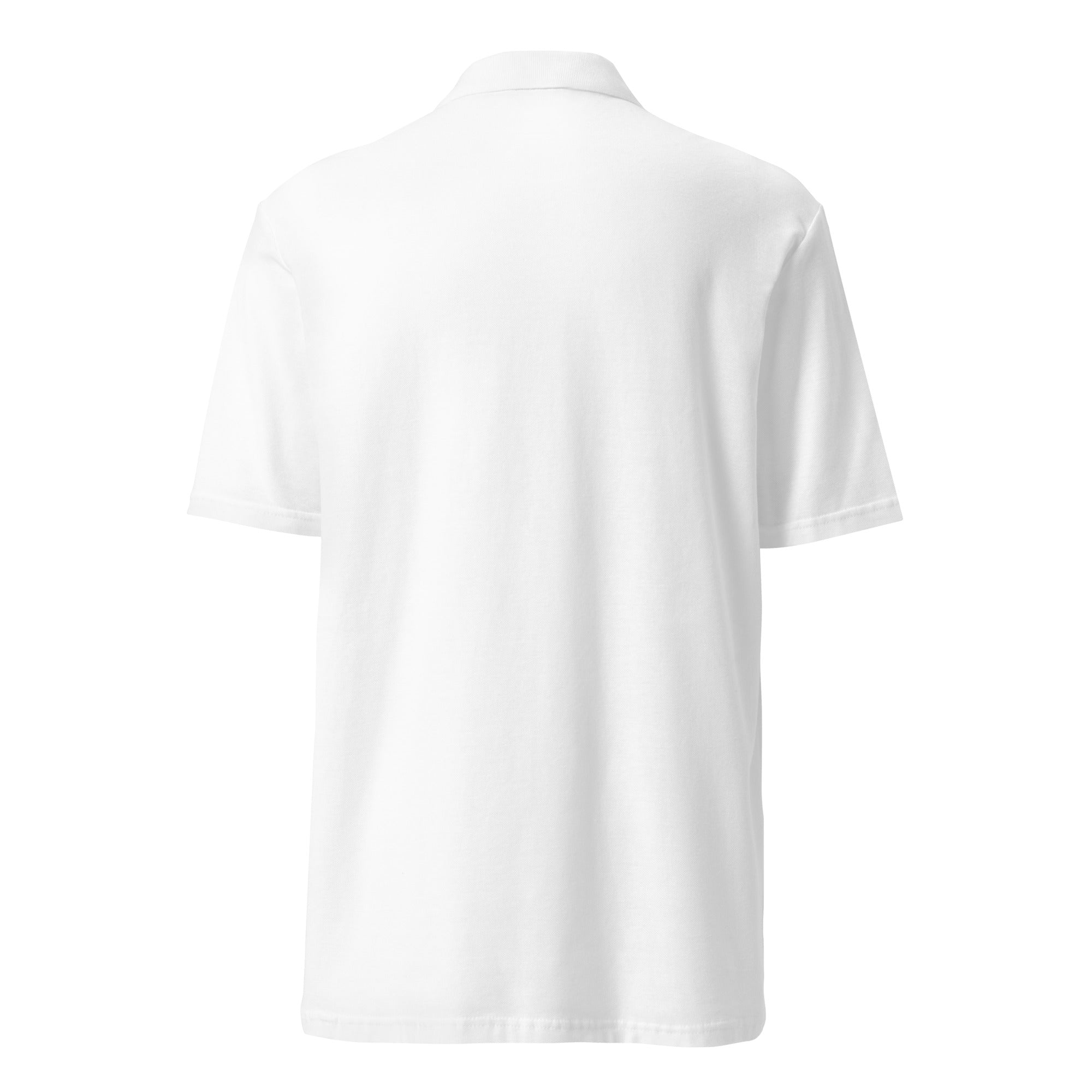 Hyperion Racing Unisex pique polo shirt white