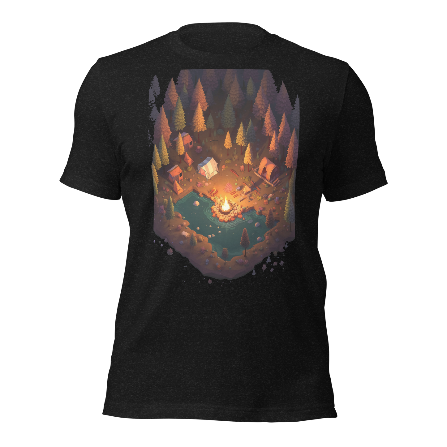 Pixel Camping Graphic t-shirt