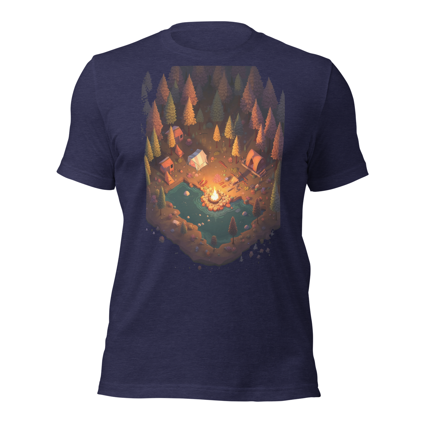 Pixel Camping Graphic t-shirt