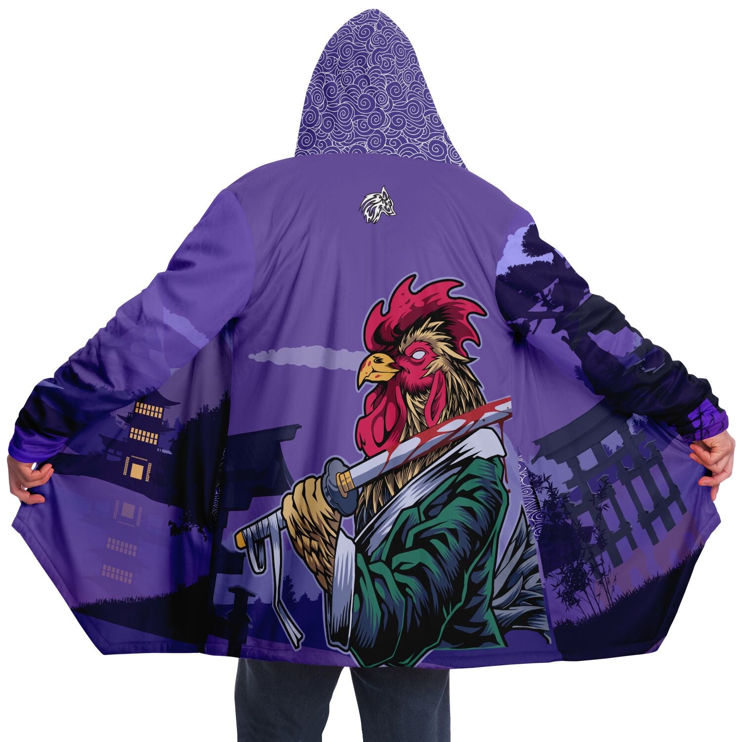 Samurai Rooster Cloak - Redwolf Jersey Works