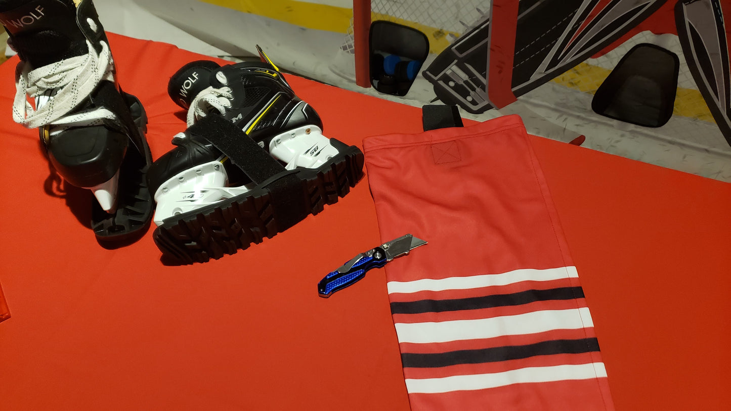 Cut Resistant Stitched Hockey Socks - Redwolf Jersey Works