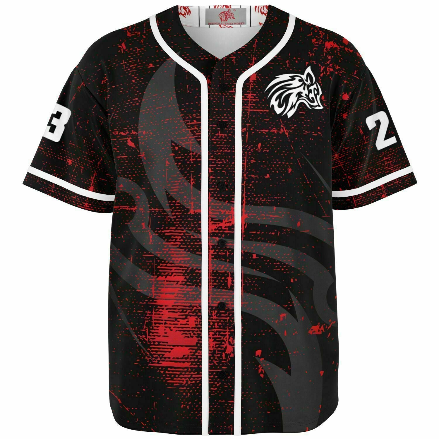 Redwolf Jerseyworks Baseball Jersey - Redwolf Jersey Works