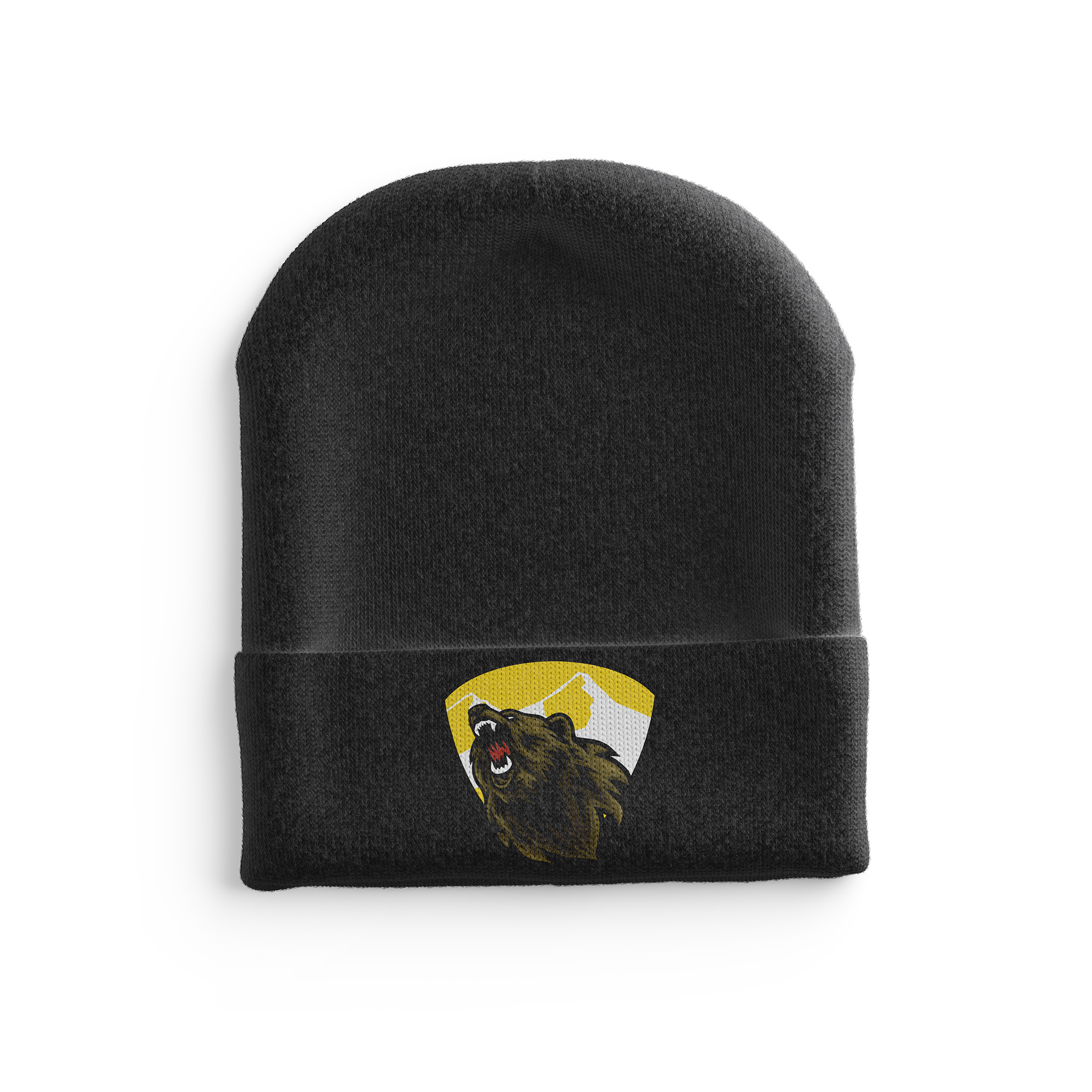 Black Knit Barron/Chetek Grizzlies hat - Redwolf Jersey Works