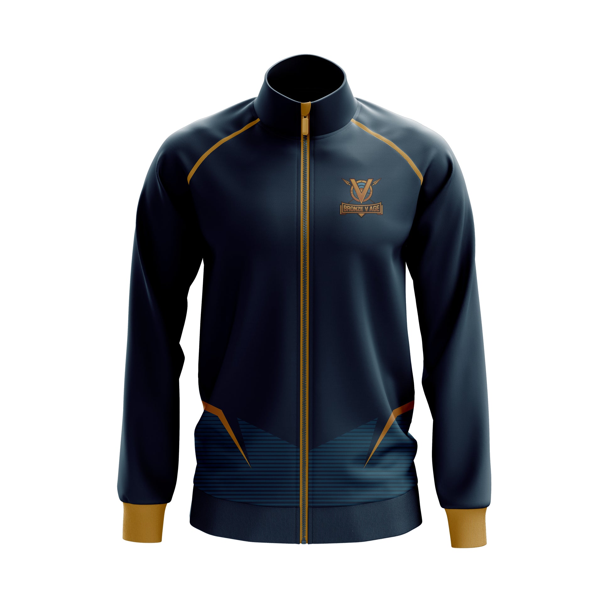 Bronze V Age Warm Up Jacket - Redwolf Jersey Works