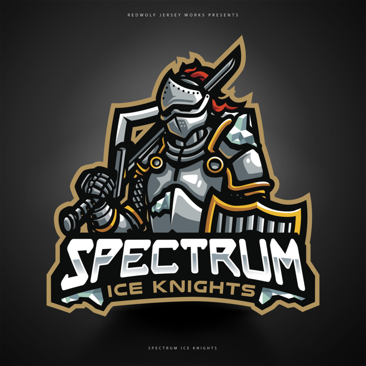 Spectrum Ice Knights Replica Jersey - Redwolf Jersey Works