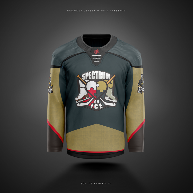 Spectrum On Ice Hockey Jersey - Redwolf Jersey Works