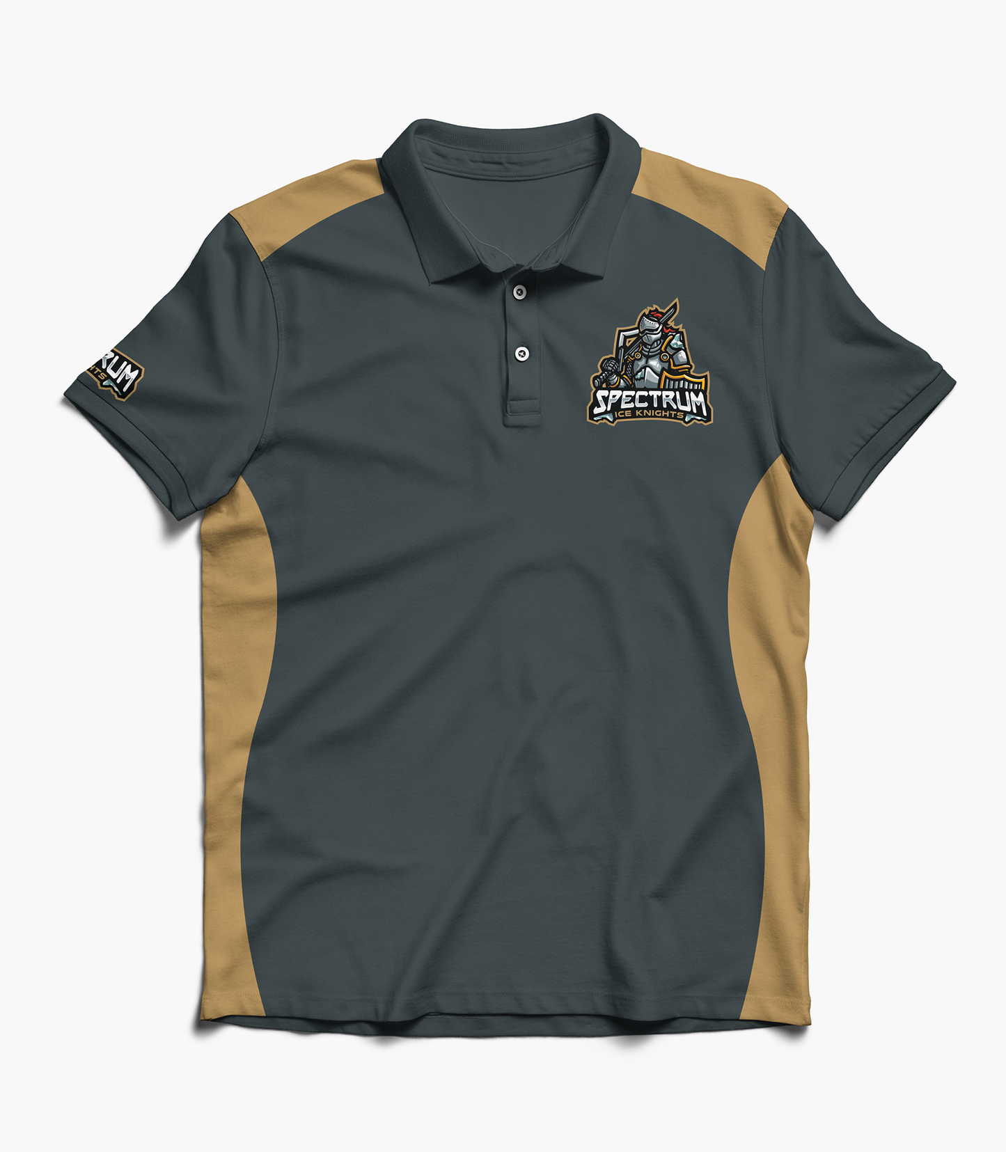 Spectrum Ice Knights Sport Mesh Polo - Redwolf Jersey Works