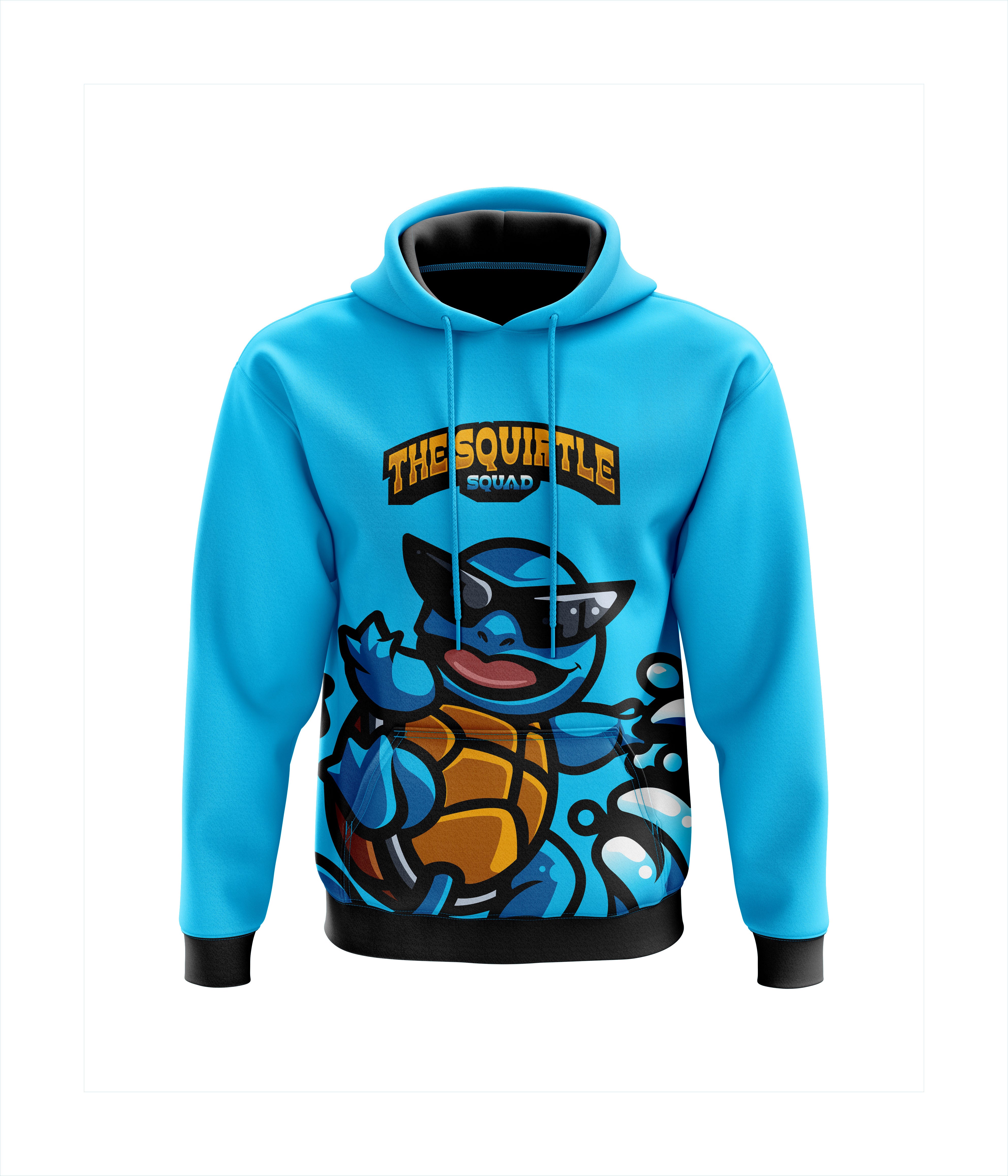 Squirtle Squad Hoodie - Redwolf Jersey Works